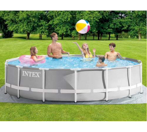 Басейн каркасний INTEX 26720, 427 x 107 см, сірий Басейн каркасний INTEX 26720, 427 x 107 см, сірий
