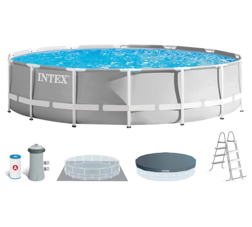 Басейн каркасний INTEX 26720, 427 x 107 см, сірий Басейн каркасний INTEX 26720, 427 x 107 см, сірий