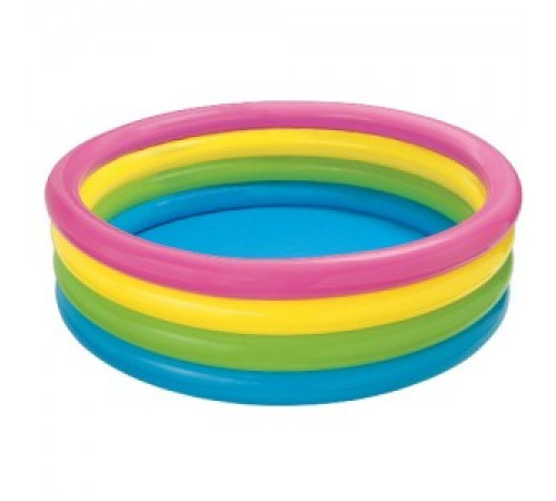 Басейн надувний дитячий Веселка Intex 56441 168x41 см
