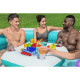 Басейн надувний Bestway 54446 з плаваючим столом Sippin' Summer 218 x 218 x 48 см