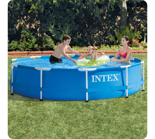 Басейн каркасний 9в1 INTEX 28202GN, 305 x 76 см, синій