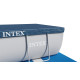 Басейн каркасний овальний 12в1 INTEX 26796, 503 x 274 x 122 см, сірий
