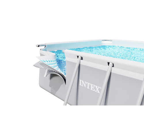 Басейн каркасний овальний 12в1 INTEX 26796, 503 x 274 x 122 см, сірий