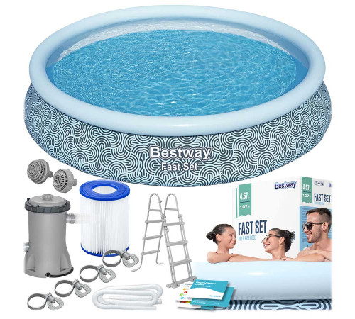 Basen ogrodowy rozporowy 457 x 107 cm 11w1 Bestway 57372