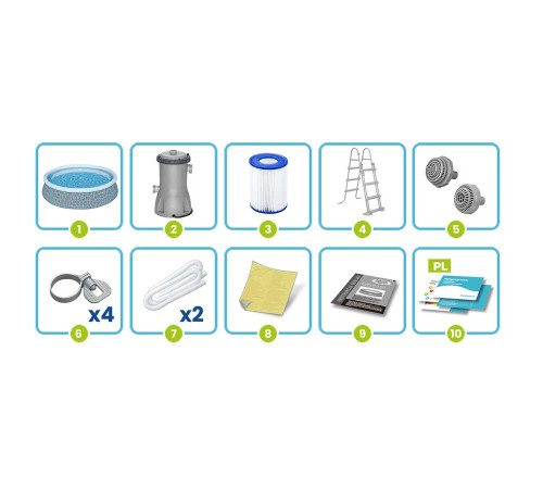 Basen ogrodowy rozporowy 457 x 107 cm 11w1 Bestway 57372