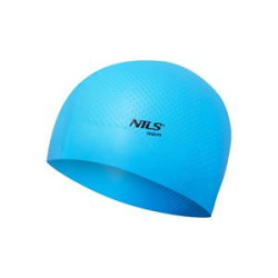 Шапочка для плавання NILS AQUA CAP DOTS блакитна