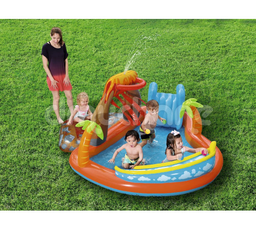 Надувний ігровий майданчик Lava Lagoon Bestway 53069 265x265x104 см Надувний ігровий майданчик Lava Lagoon Bestway 53069 265x265x104 см