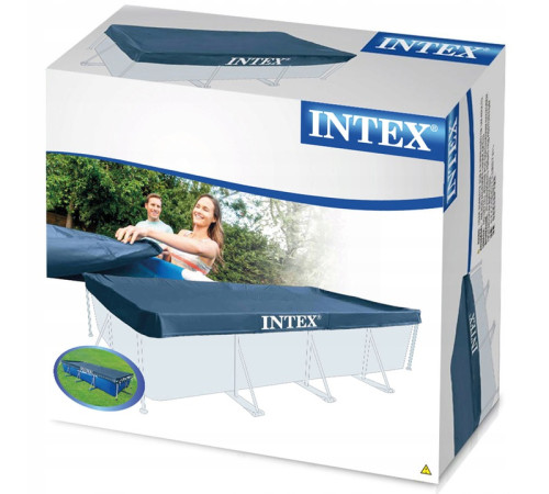 Накриття для каркасного басейну Intex 28039 460 x 226 см