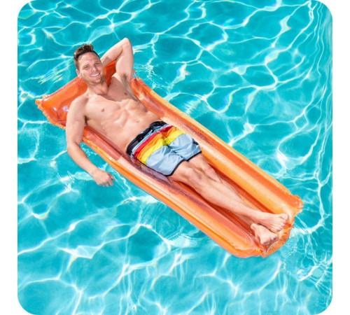 Матрац надувний пляжний Bestway 44013 оранжевий, 183 x 76 см