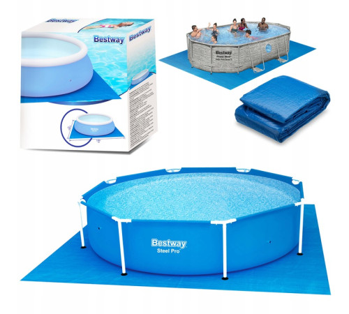 Килимок для басейну Bestway 58002 - 396 x 396 см