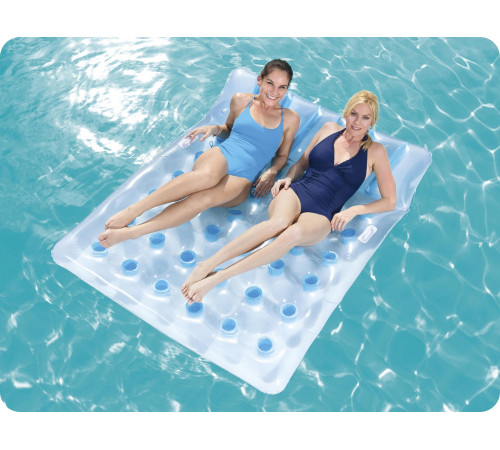 Матрац надувний пляжний двомісний Bestway 43055, 193 x 142 см