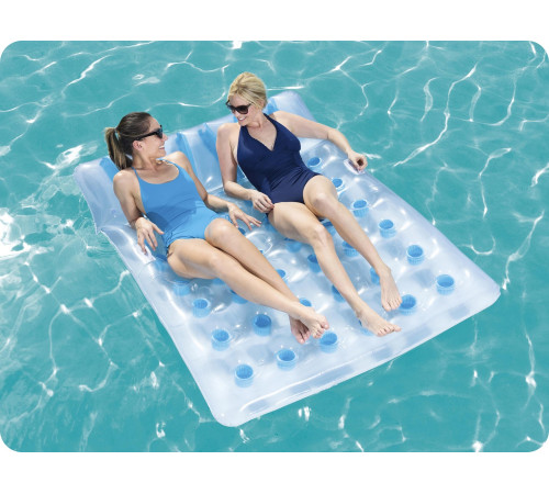 Матрац надувний пляжний двомісний Bestway 43055, 193 x 142 см