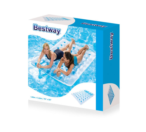 Матрац надувний пляжний двомісний Bestway 43055, 193 x 142 см