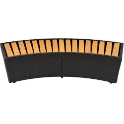 Лавка THUNDER для круглого джакузі – чорна