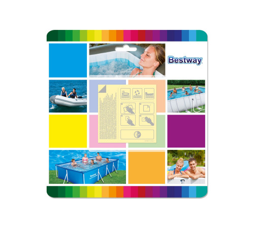 Водонепроникні ремонтні латки для надувних матраців Bestway 62091