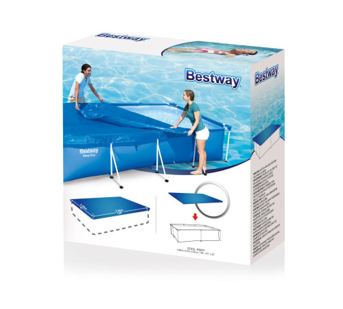 Накриття для каркасного басейну Bestway 58106 300 х 201 см