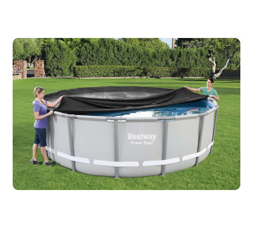 Накриття для каркасного басейну Bestway 58249 488 см
