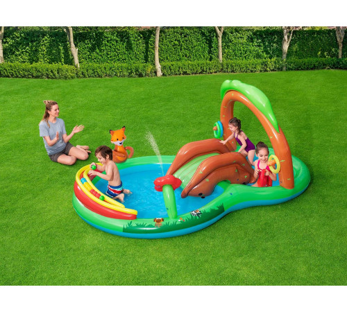 Надувний ігровий майданчик Forest Glade Bestway 53093 295x199x130 см Надувний ігровий майданчик Forest Glade Bestway 53093 295x199x130 см