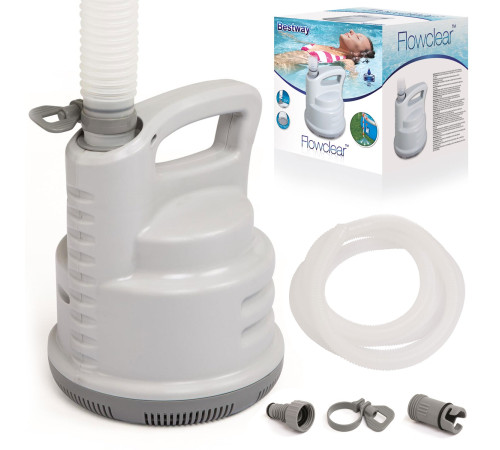 Насос для відкачування води з басейну 3028 л/год Bestway 58230