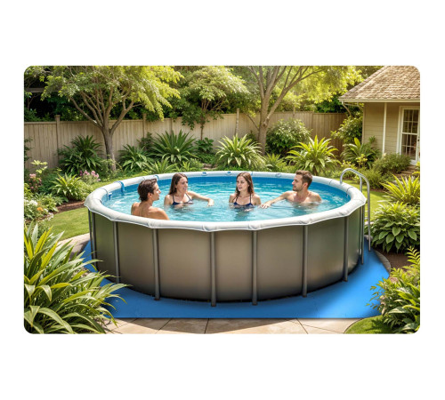 Килимок-пазл для басейну Dmuchane 650000 50 х 50 см 8 шт.