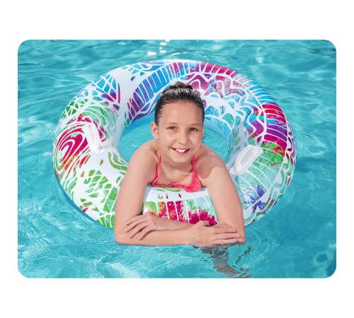 Коло надувне для плавання Bestway 36084 блакитне, 91 см