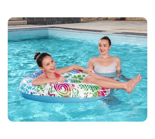 Коло надувне для плавання Bestway 36084 блакитне, 91 см