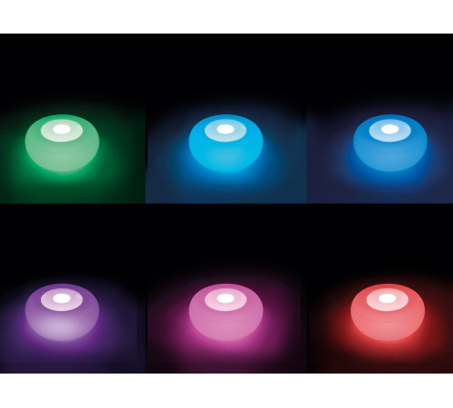 Ліхтар для басейну плаваючий надувний INTEX 68697 OTTOMAN LED 86 x 33 см Ліхтар для басейну плаваючий надувний INTEX 68697 OTTOMAN LED 86 x 33 см