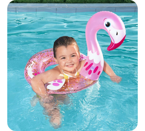 Коло надувне для плавання Bestway 36306 Фламінго, 61 см