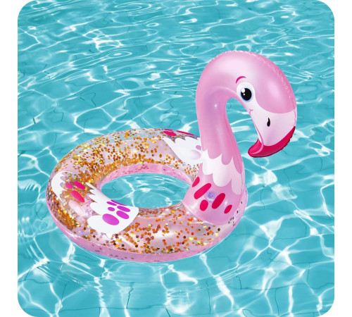 Коло надувне для плавання Bestway 36306 Фламінго, 61 см