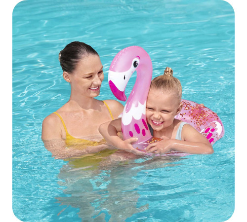 Коло надувне для плавання Bestway 36306 Фламінго, 61 см