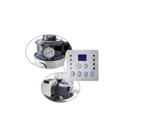 Насос з піщаним фільтром та хлоргенератором INTEX 26676 6000 л/год, 7 г/год