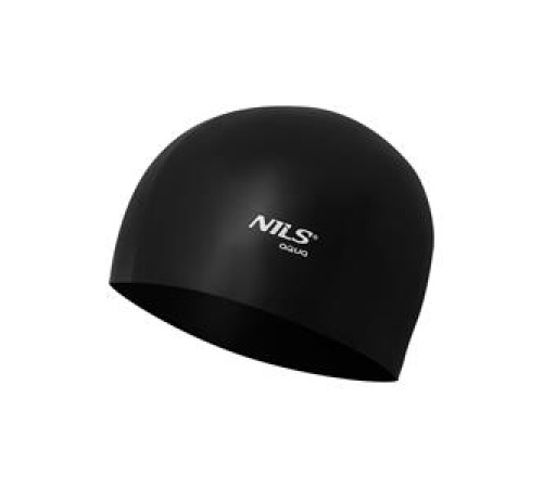 Шапочка для плавання NILS AQUA BK01 чорна Шапочка для плавання NILS AQUA BK01 чорна