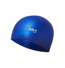Шапочка для плавання NILS AQUA CAP DOTS темно-синя