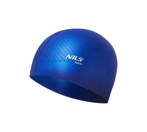 Шапочка для плавання NILS AQUA CAP DOTS темно-синя