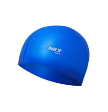 Шапочка для плавання NILS AQUA CAP DOTS темно-синя