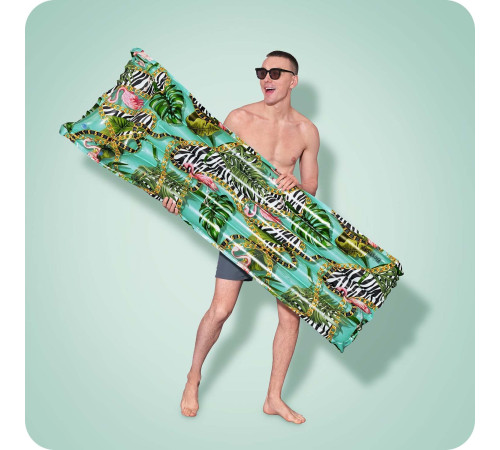 Матрац для плавання Bestway 44083 Jungle Swim, 183 х 69 см Матрац для плавання Bestway 44083 Jungle Swim, 183 х 69 см