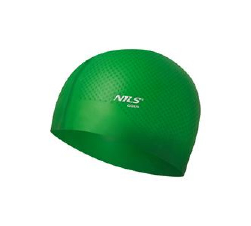 Шапочка для плавання NILS AQUA CAP DOTS зелена