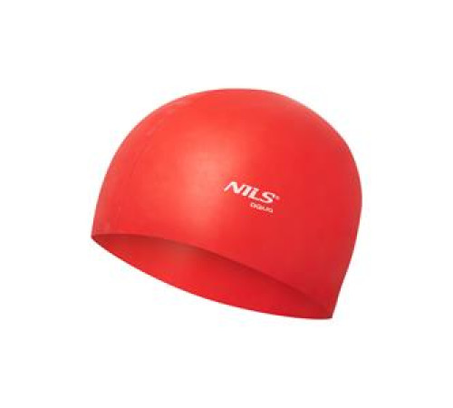 Шапочка для плавання NILS AQUA RD01 червона Шапочка для плавання NILS AQUA RD01 червона