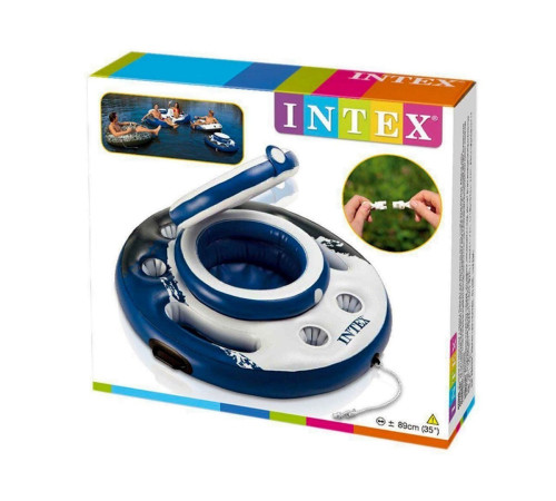 Великий плавучий холодильник для басейну INTEX 56822 діаметром 89 см