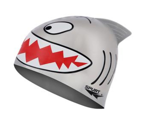Шапочка для плавання SPURT ANIMAL SHARK сіра Шапочка для плавання SPURT ANIMAL SHARK сіра
