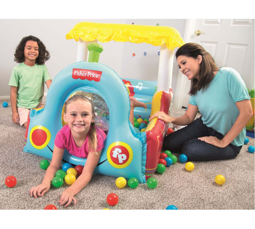 Манеж-поїзд + м'ячі Fisher-Price Bestway 93537 Манеж-поїзд + м'ячі Fisher-Price Bestway 93537