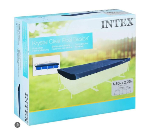 Накриття для каркасного басейну Intex 28039 460 x 226 см Накриття для каркасного басейну Intex 28039 460 x 226 см