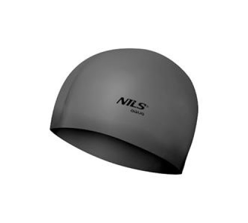 Шапочка для плавання NILS AQUA SL02 темно-сіра Шапочка для плавання NILS AQUA SL02 темно-сіра