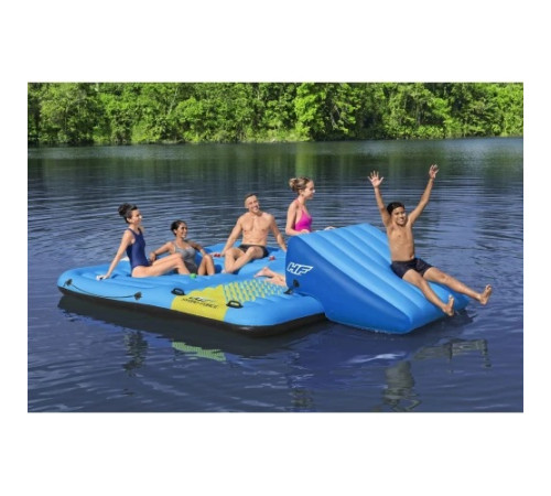 Острів надувний 5-місний з гіркою BESTWAY Hydro-Force, 365 x 295 x 77 см Острів надувний 5-місний з гіркою BESTWAY Hydro-Force, 365 x 295 x 77 см