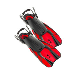 Ласти Ocean Reef OR020116 DUO FINS - L/XL, чорно-червоні