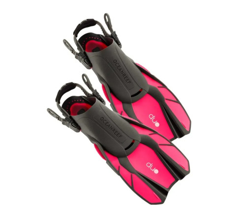 Ласти Ocean Reef OR020107 DUO FINS - S/M, чорно-рожеві
