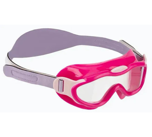 Окуляри-маска для плавання дитячі Speedo SEA SQUAD MASK JU, рожево-сірі