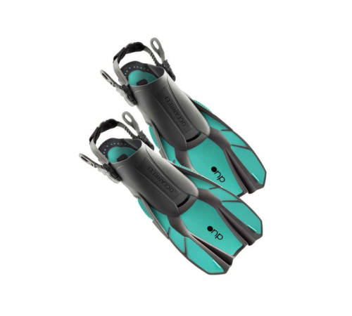 Ласти Ocean Reef OR020117 DUO FINS - S/M, чорно-бірюзові Ласти Ocean Reef OR020117 DUO FINS - S/M, чорно-бірюзові