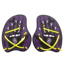 Лопатки для плавання Arena VORTEX EVOLUTION HAND PADDLE розмір L, фіолетово-жовтий