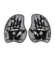 Лопатки для плавання Arena VORTEX EVOLUTION HAND PADDLE розмір M, сіро-чорний